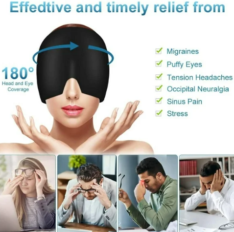 gorro migraña  frio/calor